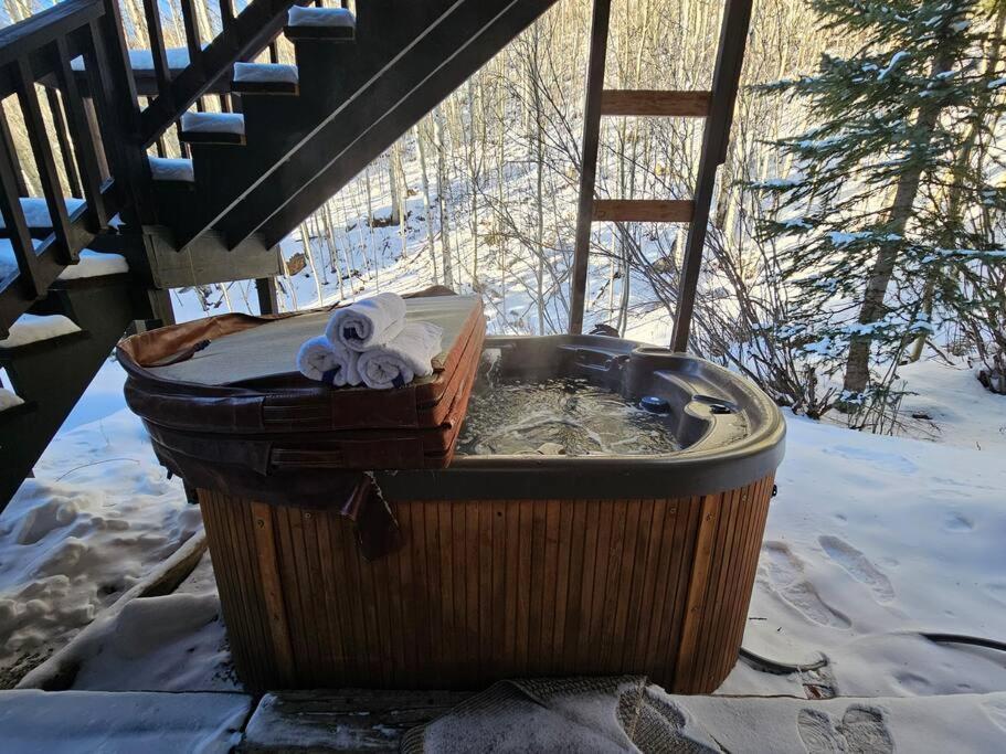 Private And Updated Breck Home With Hot Tub بريكنريدج المظهر الخارجي الصورة
